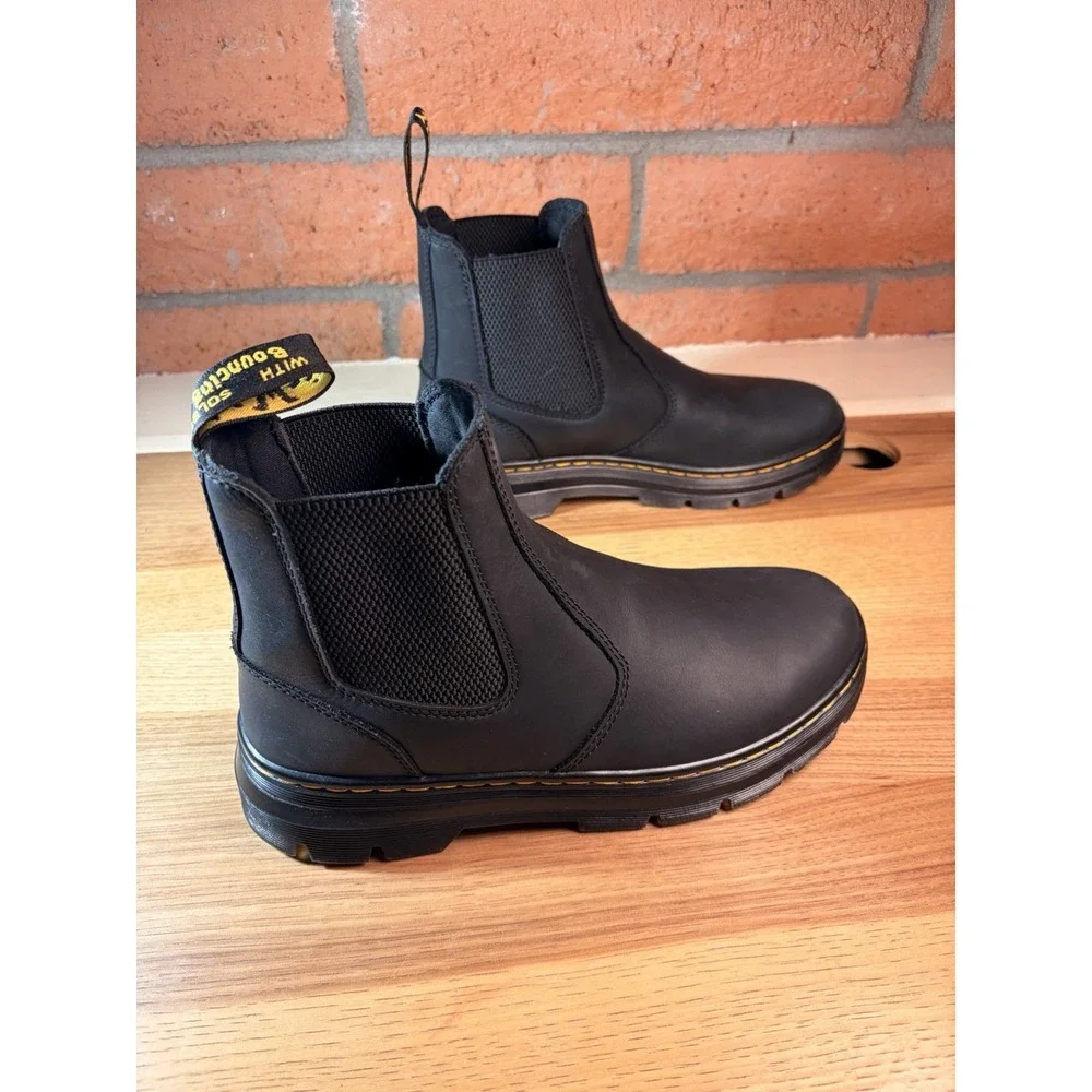Size 9 - Men's Dr. Martens EMBURY Leather Casual Chelsea Boots (Ladies 10)